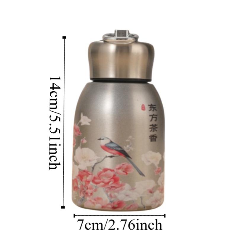 304 Stainless Steel Water Bottle Double Wall Pocket Cup New Vacuum Handy Cup Outdoor Travel Office