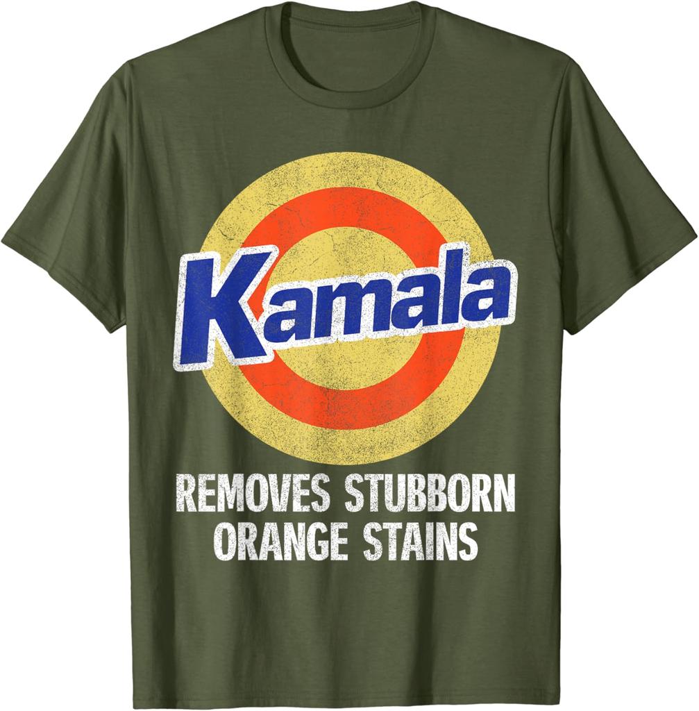 Kamala Removes Stubborn Orange Stains Kamala Harris 2024 Womens Tshirts Fashion Y2k Tops Tshirt Haikyuu Graphic Tees 80823