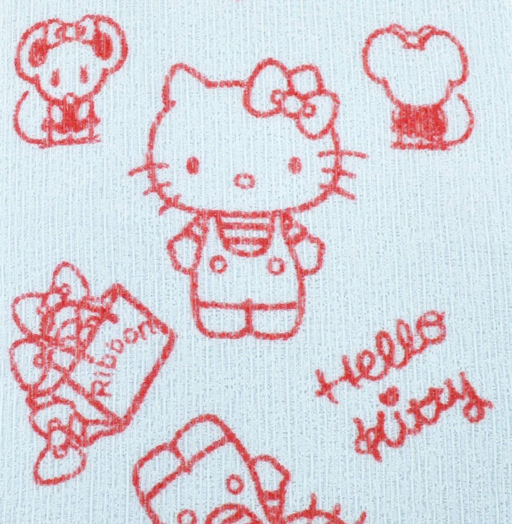 Kinugawa Company Sanrio Character Series Body Wash Towel Hello Kitty -