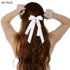 Fermacapelli con Fiocco in Nastro di Tessuto alla Moda per Donne Ragazze Mollette per Capelli Colore Unito Accessori per Capelli con Fiocco