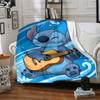 1pc S-Stitch17 Blanket, Gift, for Men and Women, Soft Blanket, Good for Sofa Bed Couch Travel, Lightweight Flannel Blanket