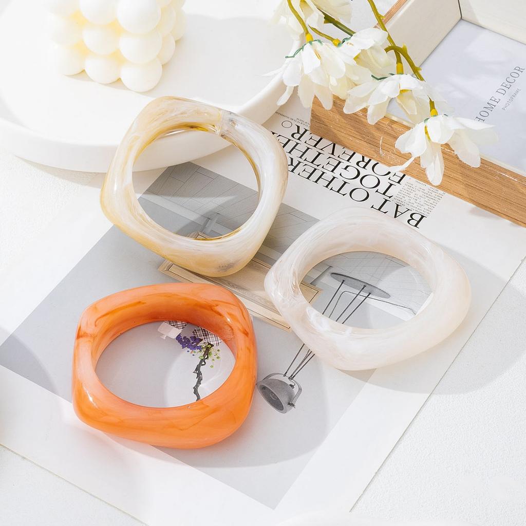 Leichter Luxus Mode Transparent Farbverlauf Armband Hoher Sinn Einfach Nische Temperament Retro Persönlichkeit Vielseitiger Schmuck Frauen