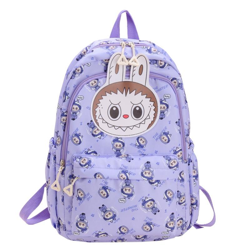 Kindergarten Primary School Students Schoolbag Cute Cartoon Foreign Style Printing Children'S Backpack Large Capacity Children'S Backpack