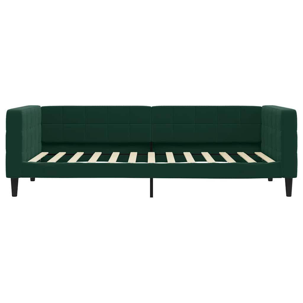 Vidaxl Sofa with Sleeping Function, Dark Green, 90X200 Cm, Velvet