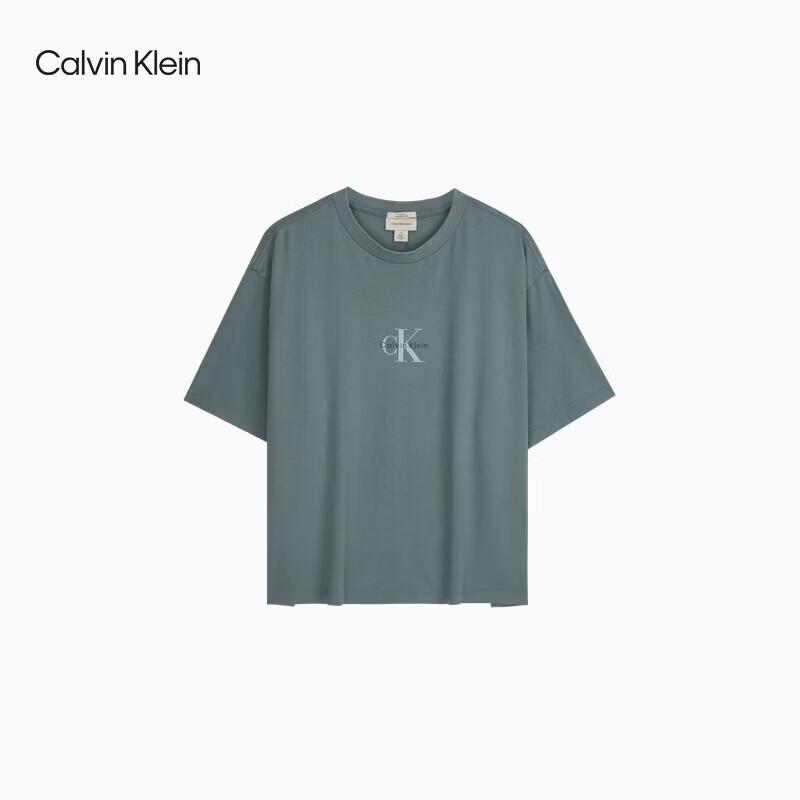 

Мужская хлопковая свободная футболка с коротким рукавом и принтом логотипа CK Calvin Klein Jeans M