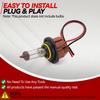 90980-11659 Headlight Bulb Socket for Lexus Toyota Auris HIR2 Wiring Connector Plug Adapter 9006 9012 HB4 9005 OE 9098011659