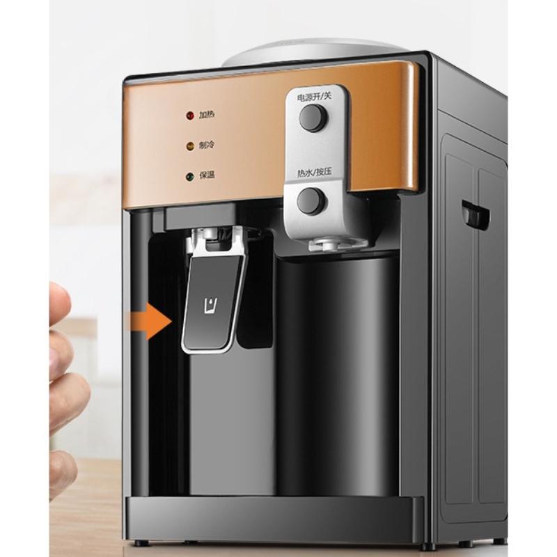 500W Hot/Cold Water Dispenser Mini Desktop Electric Automatic Drinking Cooler For Home Office Coffee Tea Bar 355x260x235mm