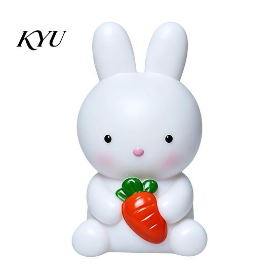 Decorative Desk Lamp for Kids Cute Animal Night Light Kids, Rabbit Bear Deer Cat Dog Birthday Gifts Boys Girls Shape LED Bedside Lamp, Soft