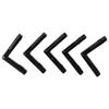 20pcs Black Interior Inside L-Shape Joint Bracket Extrusion Corner  20x20 Series Aluminum Extrusion