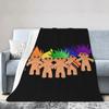 Trolls For The Trolls! Blanket Soft Warm Flannel Throw Blanket Cover for Bed Living Room Picnic Travel Home Couch