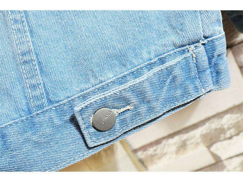 Hooded Denim Jacket: 2023 Korean Style, Color Block, Plus Size, Unisex, Loose Casual Outerwear.