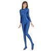 diving suit competition hot Also nylon swimsuits with legs [AMORESY] Shiny, full-body skin-on springs. available (blue, M)