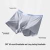 YOUKESHU Men's Modal Silk Blend Boxer Briefs (4-Pack)