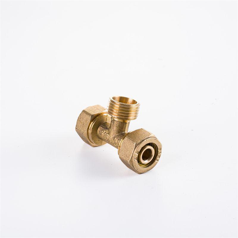 Solar Water Heater Fitting Kit: 1216 & 1620 Pipes, Aluminum-Plastic, Copper Elbows, Internal/External Threads, Tees