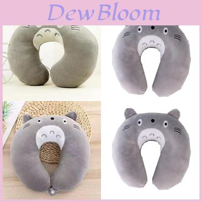 Cuscino a forma di U Totoro dei cartoni animati per riposo in ufficio e pisolino con imbottitura in fibra di poliestere