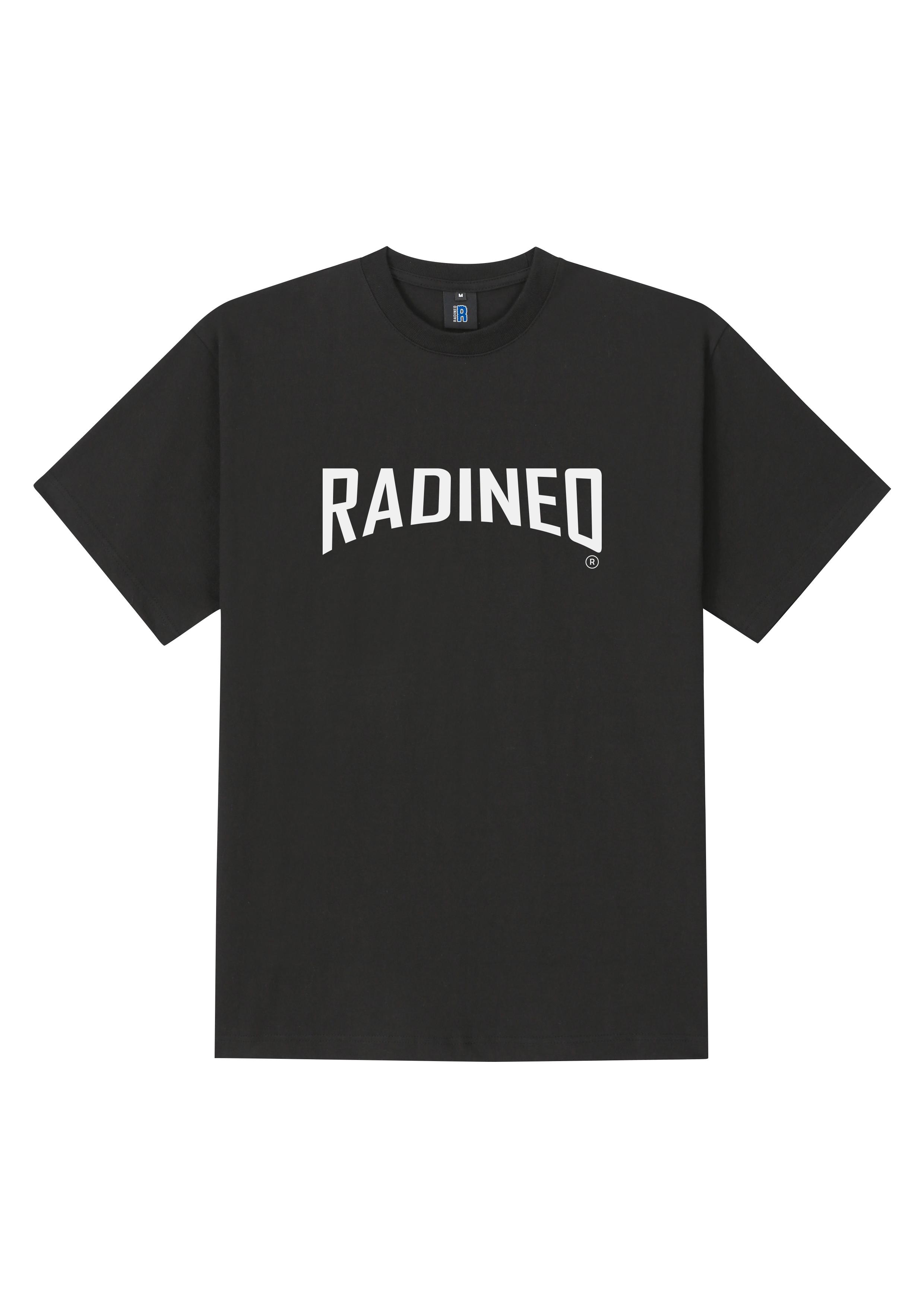 Черная футболка с коротким рукавом Radineo с логотипом-аркой S