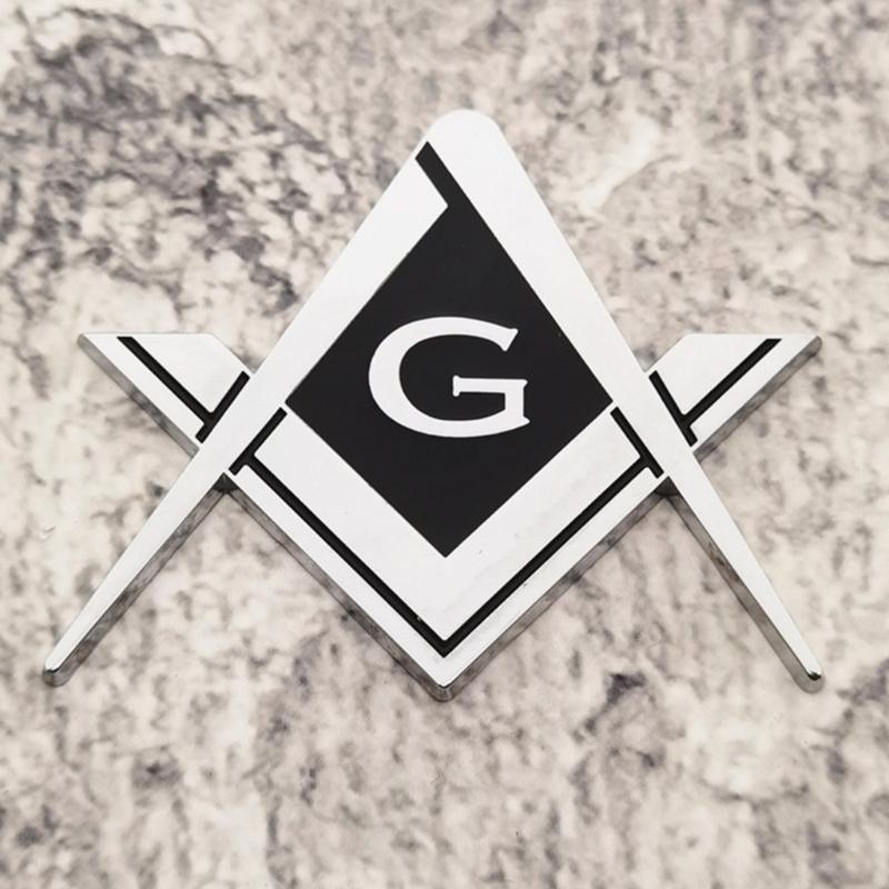 Masonic Fraternity Emblems Decal Badge Sticker Strong Adhesive Long Lasting Shine for Car Truck Motorcycle Accessories