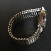 Used ORIENT QUARTZ SWIMMER 10BAR watch silver day date 00s y2k operation
