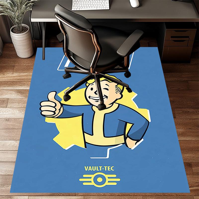 1pc NUKA-BOMBS Fallout1 Design Printed Area Rug Carpet for Bedroom Living Room Home Decor Rugs Mat Non Slip Mat Rug for Bedside
