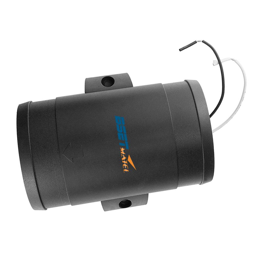 12V In-Line Air Blower Boat Bilge Engine Marine Cabin Ventilation Fan, Corrosion Resistant ABS Marine Boat Parts