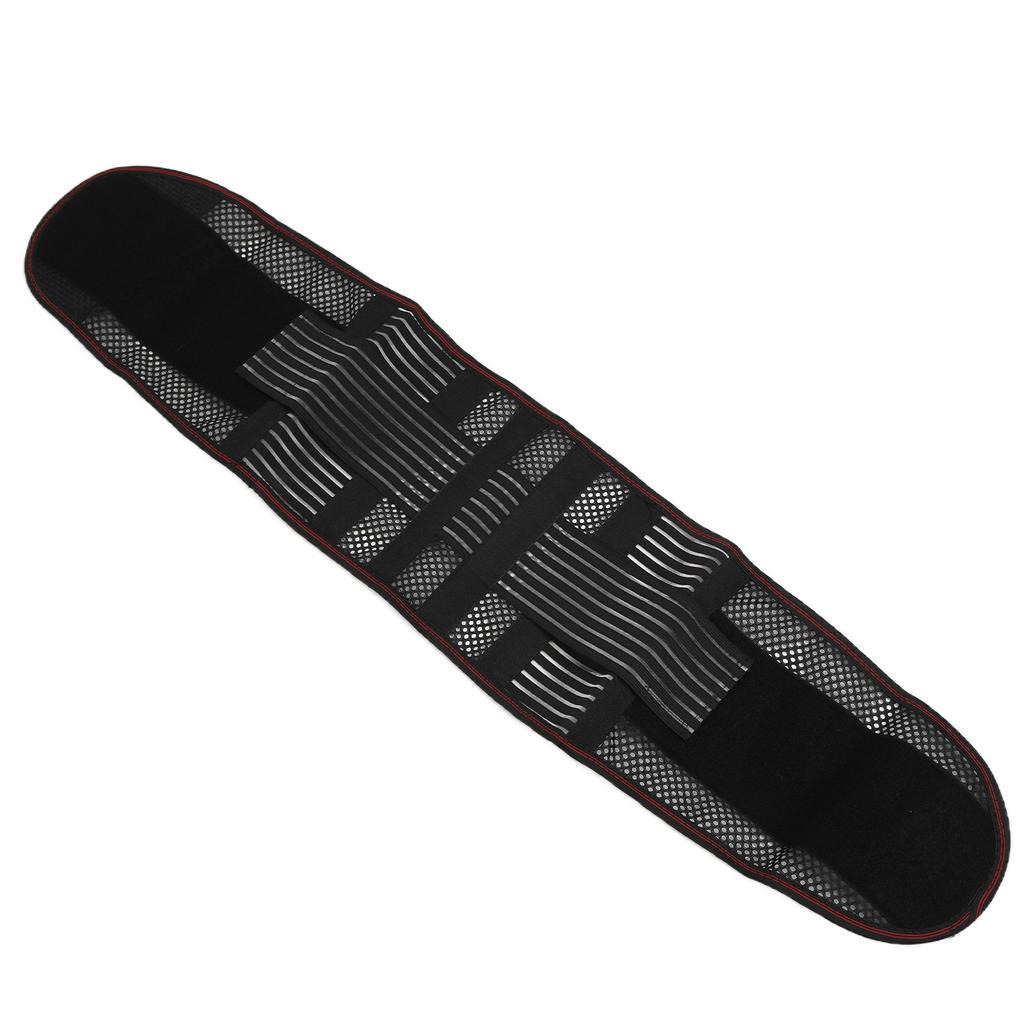 Männer Frauen Taille Lendenwirbel Unterer Rücken Stützgürtel Schmerzlinderung Atmungsaktive Untere Rückenstütze Größe M