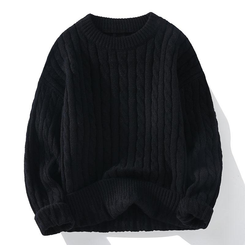 Men's Sweater, Daily Sweater, Autumn, Winter, and Korean Simple and Versatile Long-sleeved Wool