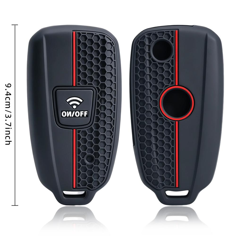 1 Buttons Silicone Key Case Cover Motorcycle Key Bag Fob Protect Shell For Yamaha Tmax 530 560 Dx Sx Motorcycle -