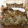 Leopard Print Duvet Cover Set Twin Full Adults Cheetah Leopard Africa Animal Bedding Set Queen King Size Polyester Qulit Cover