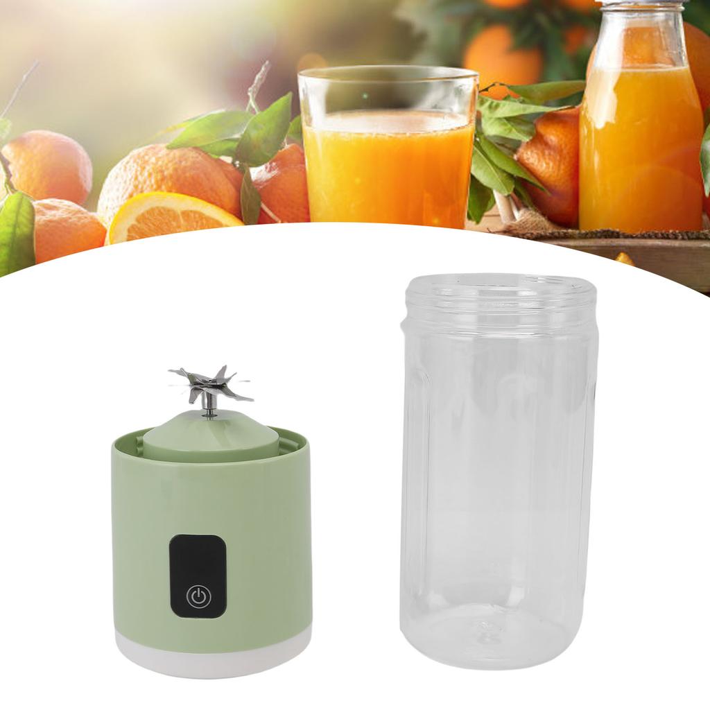 Portable Blender Cup Re Able Electric USB R Blender 500ml Large Capacity with 1500mAh Battery for Fruit