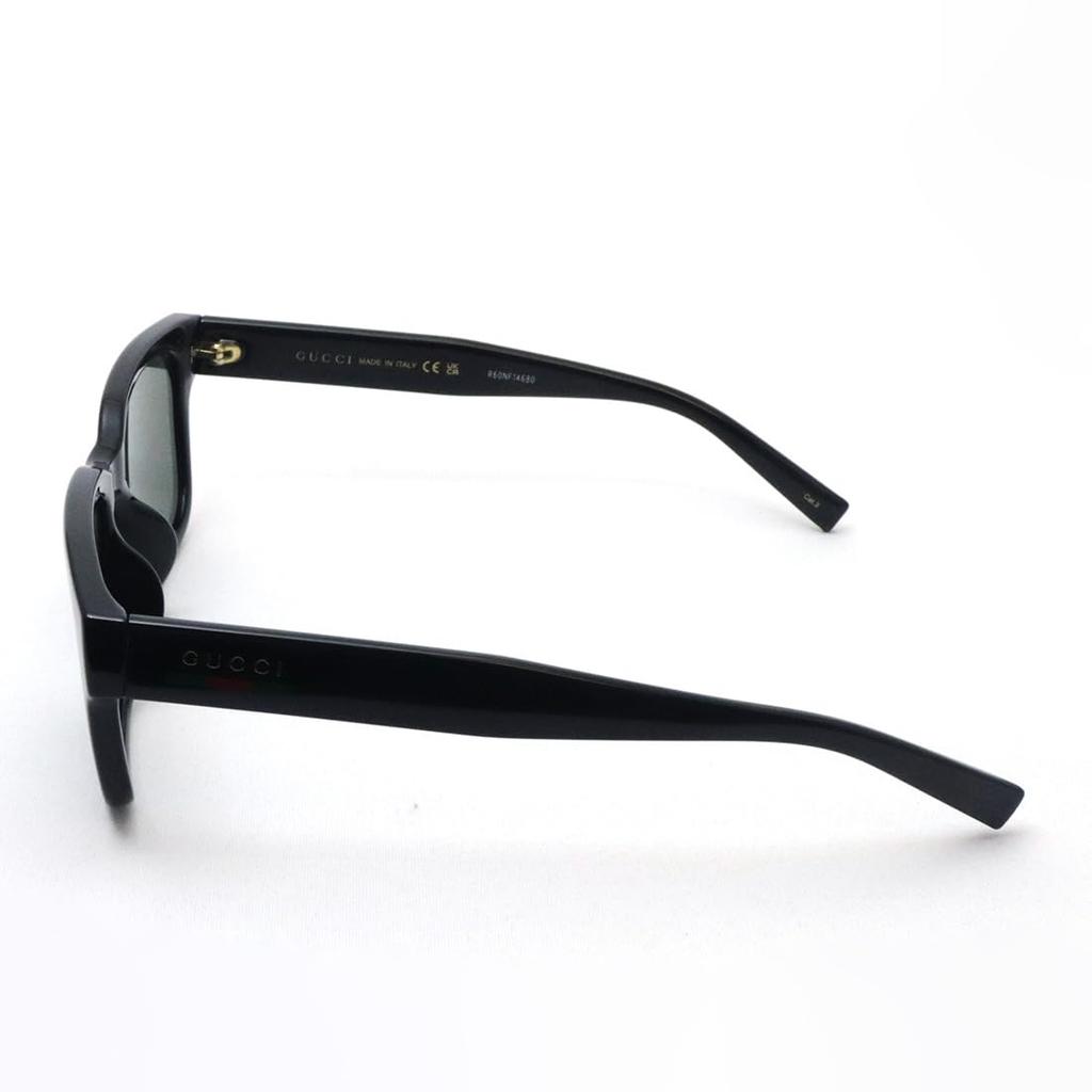 Sunglasses GG1857SK 001 55 Size UV Protection Asian Fit Square Made In Italy [Gucci] Men's