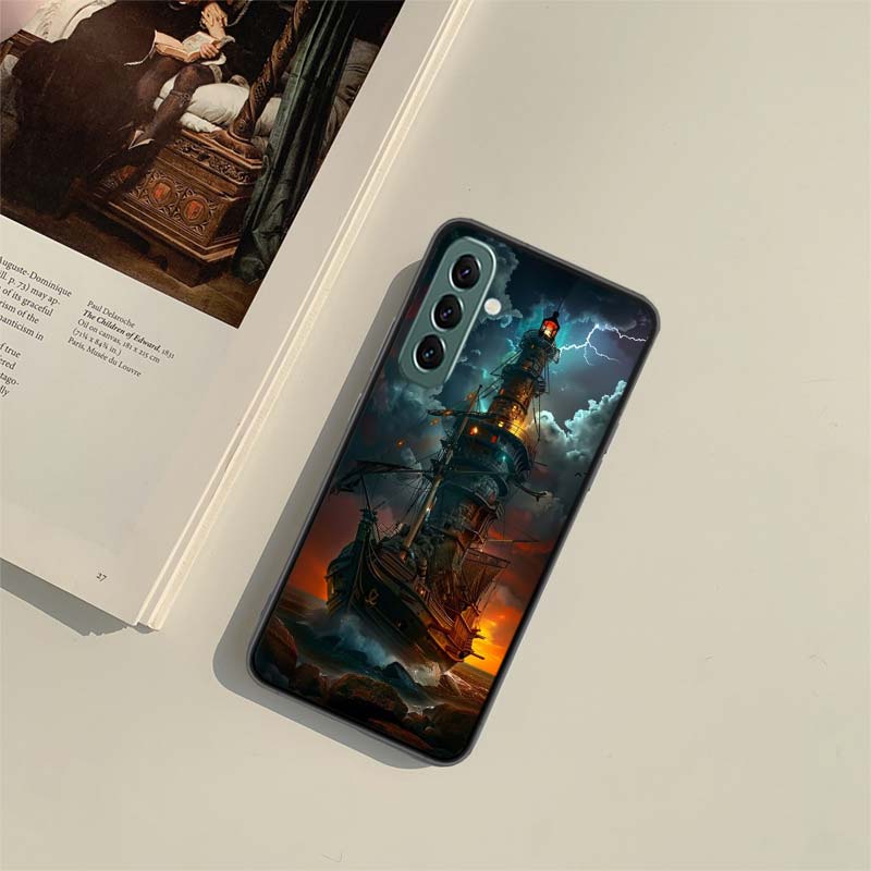 Lighthouse Phone Case for Samsung A54 A14 A24 A34 A17 A37 A57 A55 A35 A25 A15 A07 A05S A04S A12 A22 A32 A52S A72 Galaxy Note 20