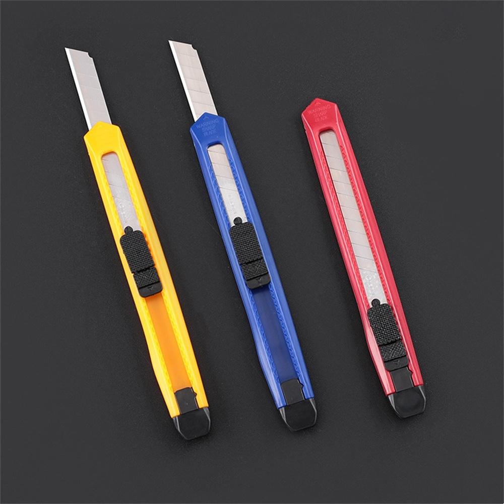 Professional Portable Art Craft Box Opener Cutters Retractable Utility Knife Office Carbon Steel Cutting Supplies Stationery
