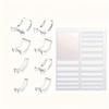 Transparent Invisible Ring Sizer: Spring Wire Acrylic Spacer for Oversized Rings