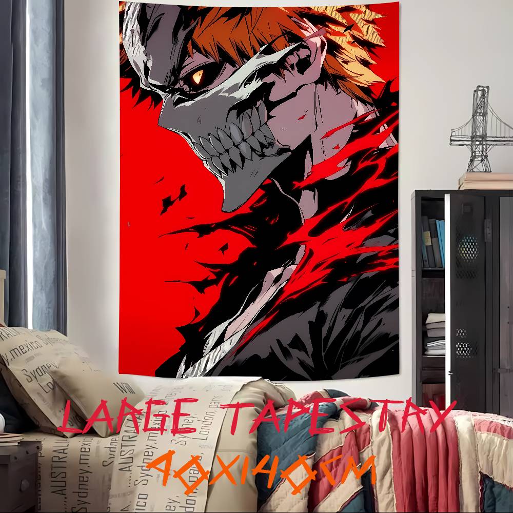 Fashion Cool Anime BBleachS Tapestry Decoration Bedroom Dormitory Background Cloth Holiday Home Party Living Room Club Tapestry