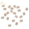 20 Stück Schranktürscharniere Messingbeschichtet Mini Scharnier Klein Dekorativ Schmuck