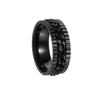 Men's Fashionable Stainless Steel Chain Ring Trendy Hypoallergenic  for Everyday Wear