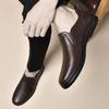 Mode Echtes Leder für Herren Businessschuhe Stilvolle Herren Bequeme Flats Alleskönner Herren Fahrschuhe Klassische Herrenschuhe für Hochzeit