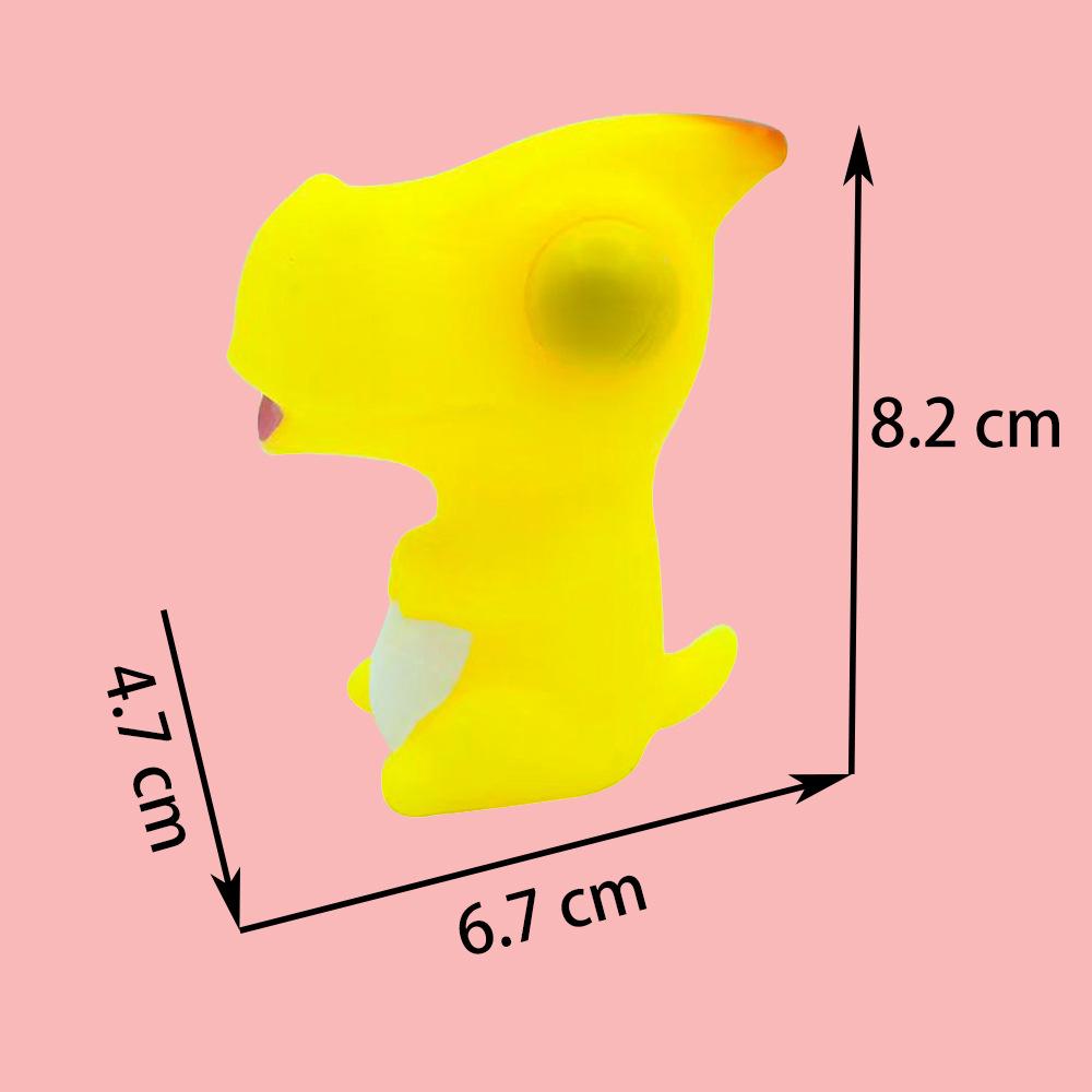 Novelty Stress Relief Toys with Pop Out Eyes Vegetables Slow Rebound Silicone Squeeze Toy for ADHD