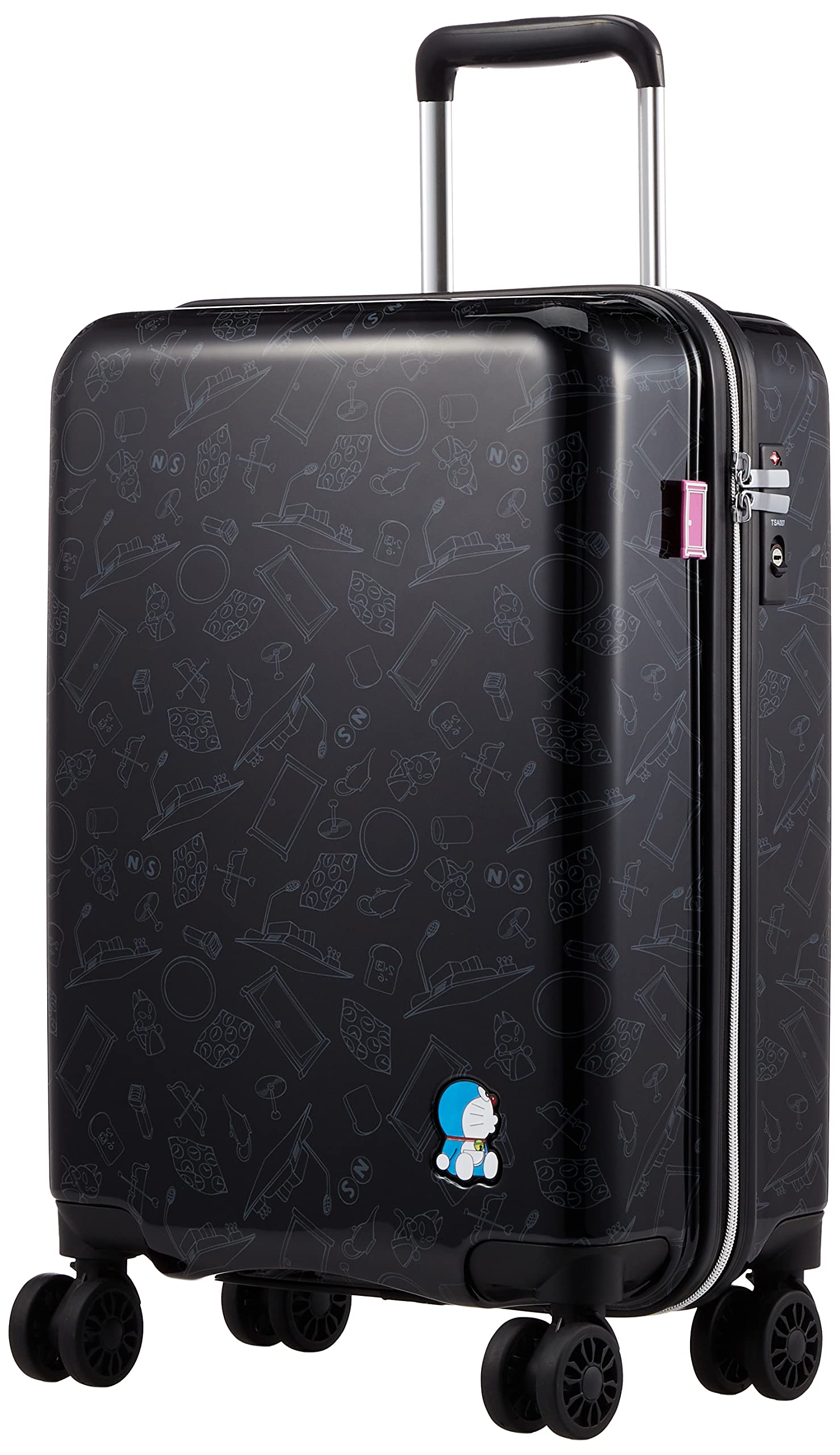 

Doraemon is now available as a Doraemon emblem suitcase 55 cm kg tool black [Siffle] suitcase. carry-on 2.8 DR1.Secret