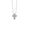 D Letter Diamond Cross Necklace: Luxurious, Versatile, Unisex Clavicle Chain