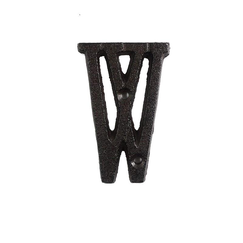 ??? Metal Letters Numbers Cast Iron Decoration House Sign Doorplate DIY Cafe Wall
