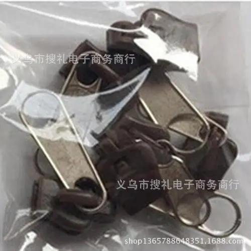 Black 6pcs Instant Zipper Universal Instant Fix Zipper Repair Kit Replacement Zip Slider Teeth Rescue New Design for DIY Sew