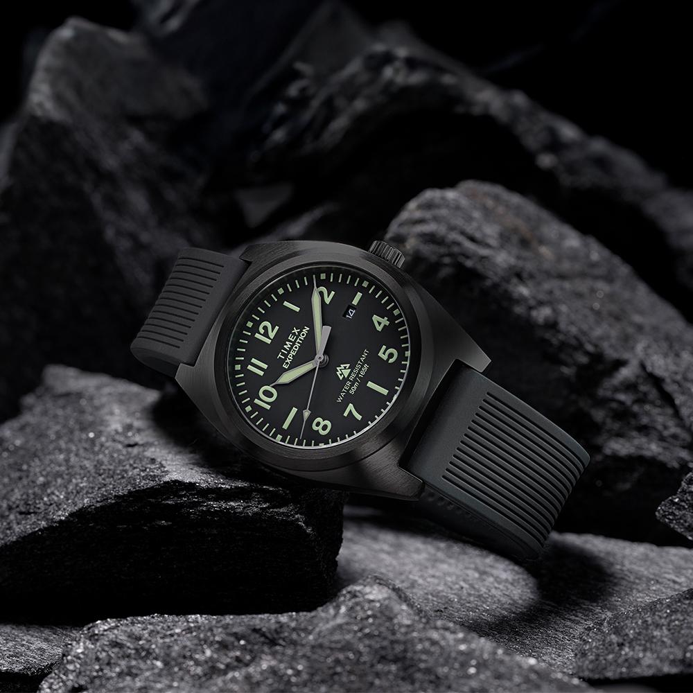 TIMEX Expedition Capstone All Black Outdoor Watch 39mm TW2Y18100