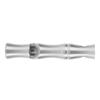 Outdoor Pocket Survival Whistle Stainless Steel Loud Sound Bamboo Joint Whistle Silver