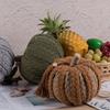 Table Halloween Pumpkin Top Decoration Handmade Woven Crafts Cotton Material