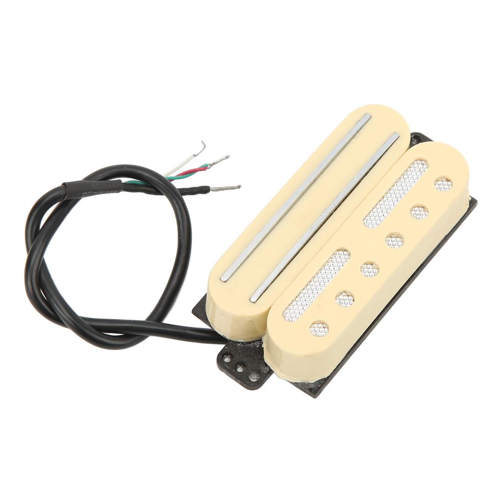 Guitar Pickup Metal Plastic Sweet Delicate Sound Noise Free Dual Coil Single Pickup