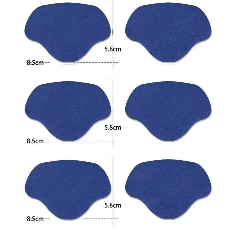 

Спортивне взуття Ремонт Наклейки Замшевий Захисник Каблука Протизношувальні Ремонтні Отвори Самоклеючі Нашивки Устілки Pad Догляд За Ногами Вставка 6pcs темно-синього кольору