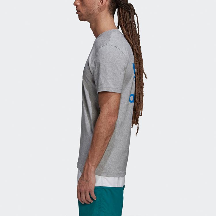 Adidas Originals X Noah Trefoil Collaboration Short Sleeve T-Shirt Men Tops Grey GE1262