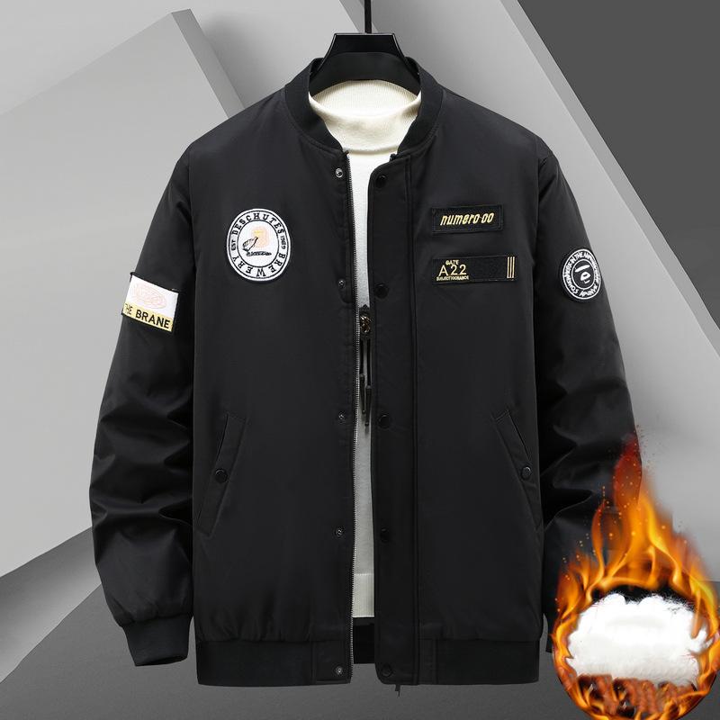 

Мужская летная куртка больших размеров, утепленная хлопковая свободная куртка больших размеров 5XL-11XL 8XL чёрный