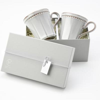 Pair of Nordic Style Tableware Gift Boxed of K-ai Mugs, Set, (Pair Cups)